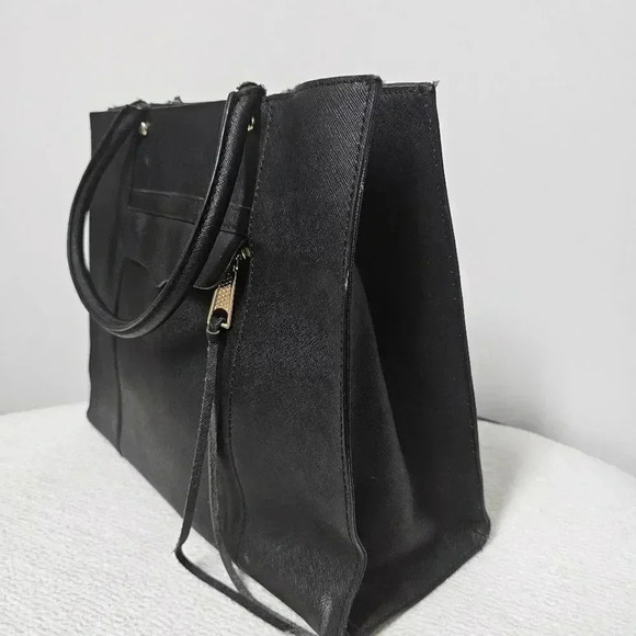 Rebecca Minkoff Saffino leather black tote bag - Picture 6 of 16